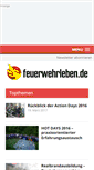 Mobile Screenshot of feuerwehrleben.de